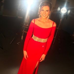 Red dress